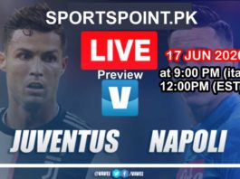 juvantus vs Napoli Live streaming 2020