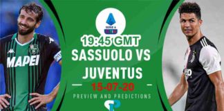 Juventus vs Sassuolo Serie A live