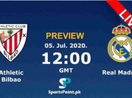 real madrid vs athlectic club live streaming