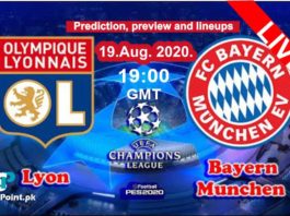 Lyon vs Bayern live streaming champions league 2020