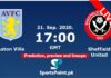 Aston villa vs Sheffield united live streaming 21-9-20