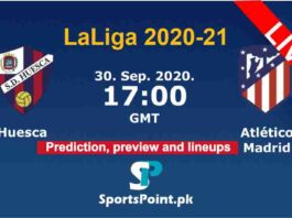 Huesca vs Atletico Madrid live streaming 30-9-20