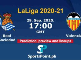 Real Sociedad vs Valencia live streaming 29-9