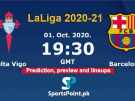 Celta Vigo vs Barcelona live streaming 1-10-20