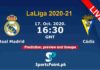 Real Madrid vs Cadiz live streaming 17-10-20