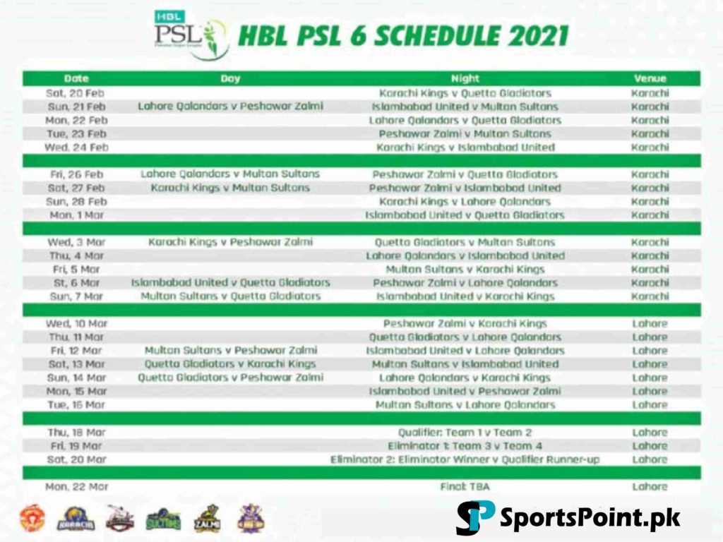 psl-schedule-1