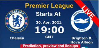 Chelsea vs Brighton live streaming 2021