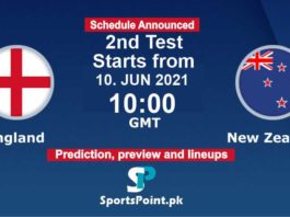 England vs New Zealand live test 2021