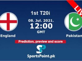 England vs pakistan 2021 live streaming