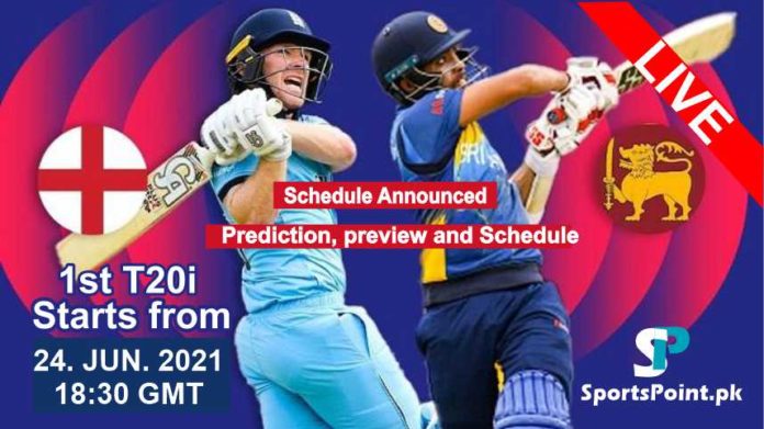 England vs srilanka live streaming 2021