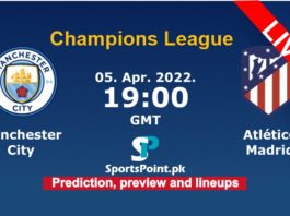 Manchester city vs Atlético Madrid live streaming info and lineup Champions league