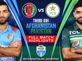 afg vs pak match highlights