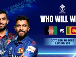 AFG vs SL ICC World Cup 2023 Live Stream