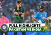 ind vs pak cricket match highlights
