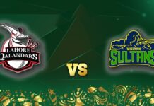Multan sultans vs lahore qalandars match 7 PSL 2024