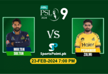 multan sultans vs Peshawar Zalmi match 9 today