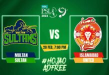 Today Psl 2024 Match multan sultans vs islamabad united Psl today match 5 psl 2024