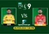 peshawar zalmi vs islamabad united live score match13 psl 2024