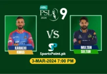 karachi kings vs Multan Sultans live score psl 2024 match 19