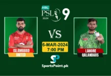 iu vs lq live score and Streaming info PSL 2024 Match 23